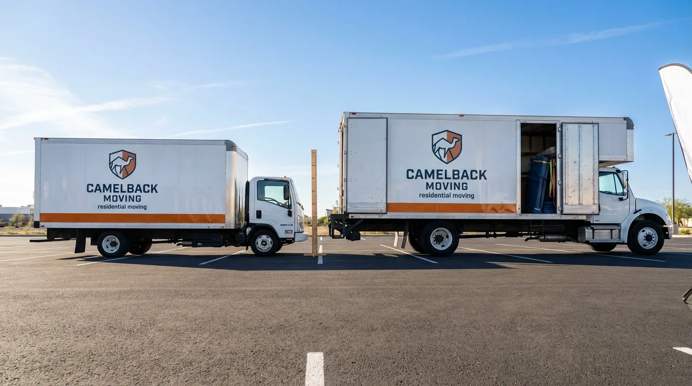 Moving truck size capacity guide in New Johnsonville